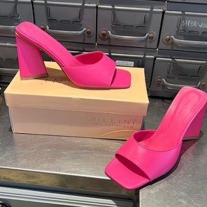 Barbie Pink Bellini block heels